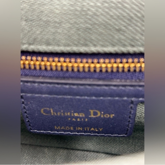 🔥RARE🔥Dior Caro Denim Chain Bag - Picture 10 of 11